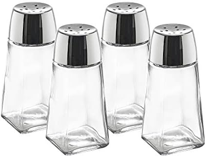  | Stainless Steel Salt And Pepper Shakers Set | 6-Piece Pack | Best For Home Kitchen, Restaurants And Catering