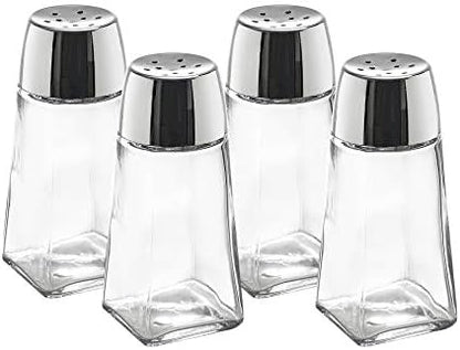  | Stainless Steel Salt And Pepper Shakers Set | 6-Piece Pack | Best For Home Kitchen, Restaurants And Catering