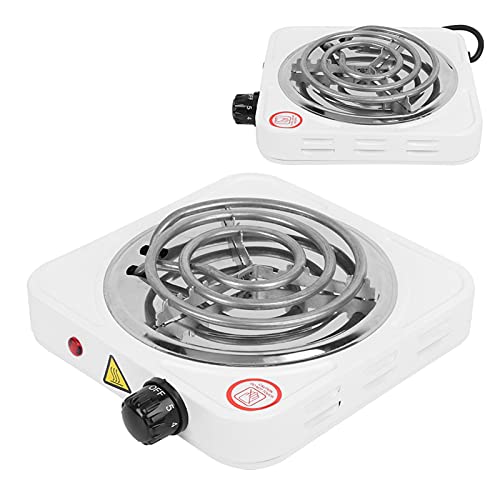  Portable Electric Stove, Stainless Steel Single Tube Stove 1000W Electric Hot Plate With Temperature Controls Home Kitchen Supplies For Cooking And Water Boiling