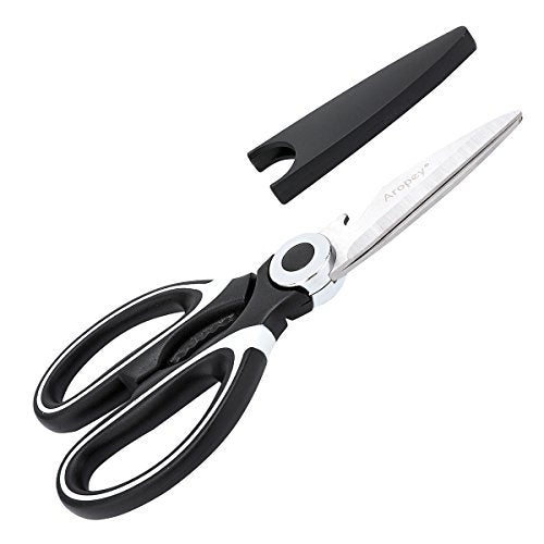  Aropey Ultra Sharp Premium Heavy Duty Shears And Multi Purpose Scissors, Black