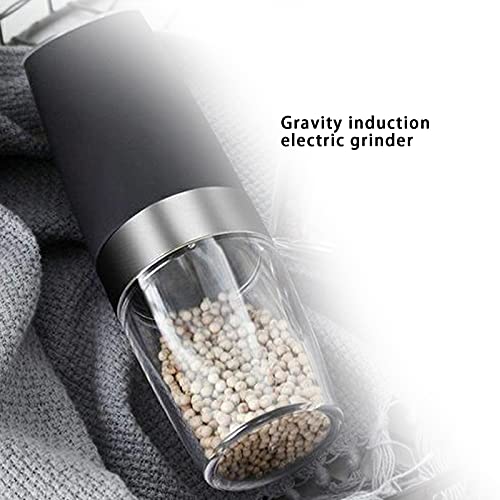  Electric Salt Grinder, Automatic Household Salt Mill Grinder For Sea Salt