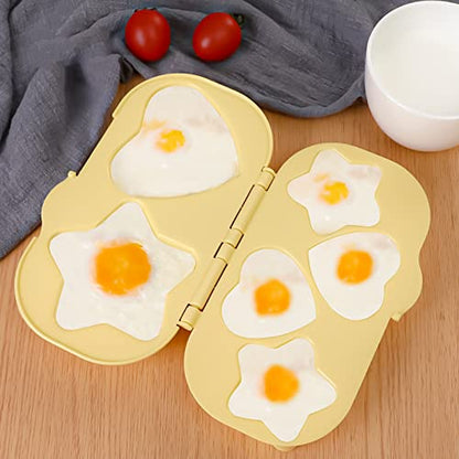  Polypropylene Microwave Egg Poachers Microwave Pan Egg Maker Microwave Pans Kitchen Microwave Plate