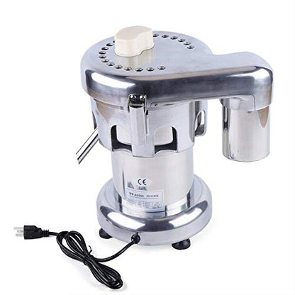  370W 110V Electric Juice Extractor Commercial Juicer Extractor Machine Fruit Stainless Steel Juice Extractor Vegetable Orange Juicer Extractor - Juice & Residue Separated
