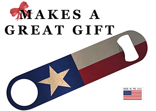  Xas State Flag Speed Bottle Opener Heavy Duty Gift For Texan Lone Star State Flag