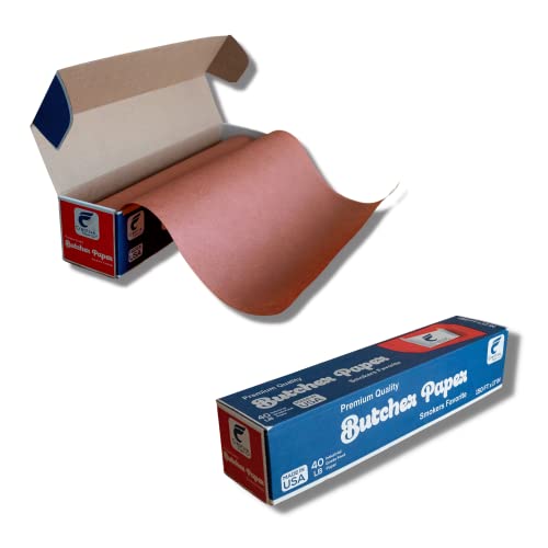  Nk Butcher Kraft Paper Roll 17" X 1800" (150ft) With Dispenser Box Ideal For BBQ Smoking Wrapping Of Meat Of All Varieties, Arts & Craft Projects, Unwaxed, Unbleached, Uncoated, Made In USA