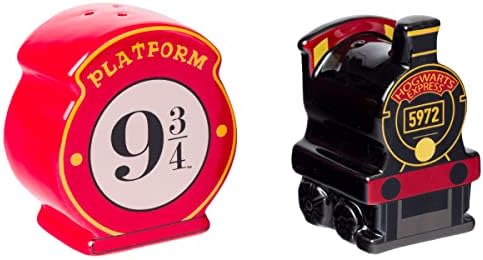  Harry Potter Hogwarts Express Platform 9 3/4 Ceramic Salt And Pepper Shaker