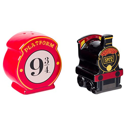  Harry Potter Hogwarts Express Platform 9 3/4 Ceramic Salt And Pepper Shaker