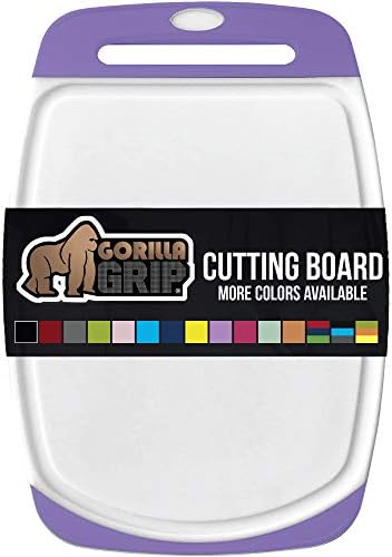  Reversible, Oversized, Thick Cutting Board, Easy Grip Handle, Deep Juice Grooves, Slip Resistant, Large Kitchen Chopping Boards For Meat, Veggies, Fruits, Dishwasher Safe, 16x11.2, Mint