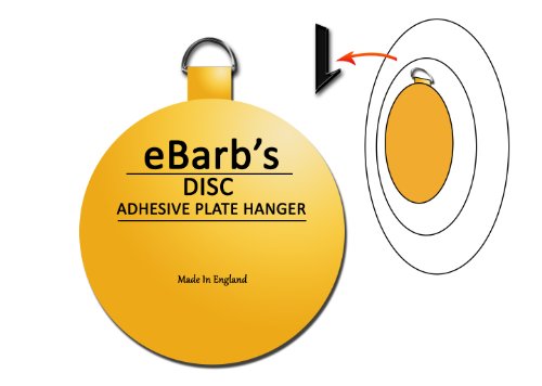  EBarb's"The Original" English Plate Hanger Disc-a Quantity Of Four 1.25 Inch Hangers