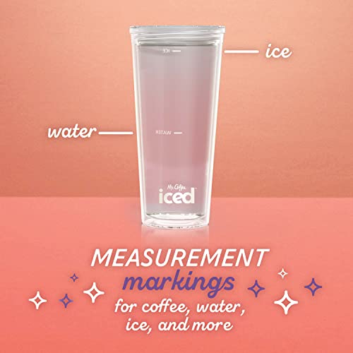 Mr. Coffee® Iced And Hot Coffee Maker, Single Serve Machine With 22-Ounce Tumbler And Reusable Coffee Filer, Black