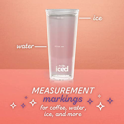 Mr. Coffee® Iced And Hot Coffee Maker, Single Serve Machine With 22-Ounce Tumbler And Reusable Coffee Filer, Black