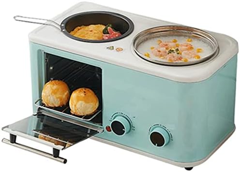  Mbj Bread Maker 3 In 1 Breakfast Maker Bread Toaster For Sandwiches Maker Electric Mini Oven Multifunctional Pancake Maker Frying Pan Machine (Color : Blue)