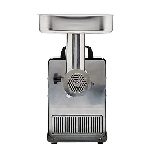  Products 17791 Big Bite #8 .5HP Stainless Steel Electric Meat Grinder, Silver