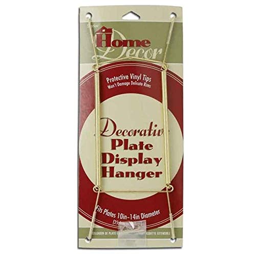  Gold 10 To 14-inch Expandable Plate Display Hanger For Home