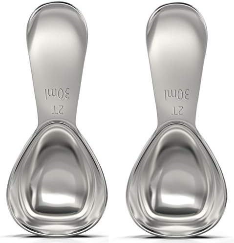  - Stainless Steel Coffee Scoop (2 Tablespoon Scoop) Exact Measuring Spoon For Coffee, Tea, Sugar, Flour And More! …