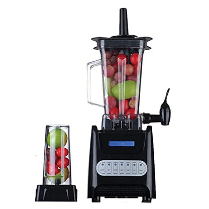 Vente Kitchen Countertop Blender With Dispenser Stainless Steel Blade & 1.5L BPA-Free Portable Easy Clean Jar, 1000 Watt Base Powered Electric Mixer For Smoothie Protein Shakes, Black BLH1000B