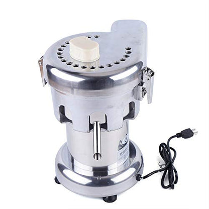  370W 110V Electric Juice Extractor Commercial Juicer Extractor Machine Fruit Stainless Steel Juice Extractor Vegetable Orange Juicer Extractor - Juice & Residue Separated
