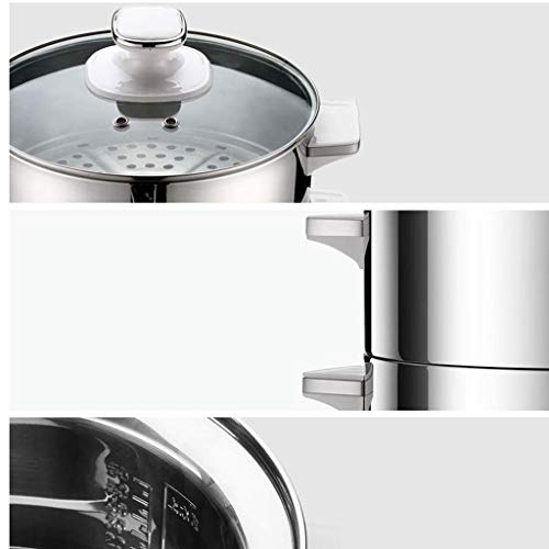  Electric Food Steamer 3 Layer Cooking Pot, 1360W, 11-Liter Capacity, Expected Time Vegetable