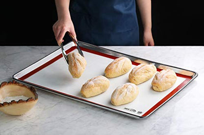  36596 Commercial Grade Silicone Baking Mat Non-Stick Pan Liner, 17 X 25 Inch (Full Size)