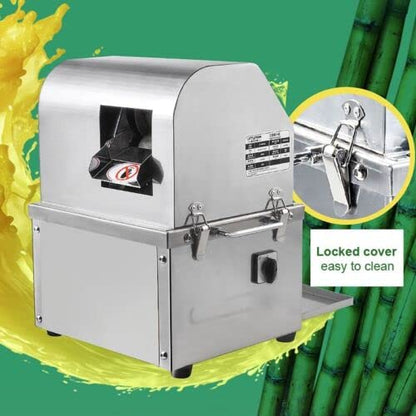  800W Commercial Electric Sugar Cane Juicer Sugarcane Juice Press Machine 220V