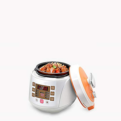  Small Electric Pressure Cooker, 2L Mini Smart Electric Pressure Cooker For 1-2 People,70 KPa Pressure, 2L Electric Pressure Cooker, 701W Power,