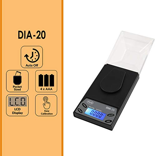  DIA20 Black 20 X 0.001G Diamond Scale
