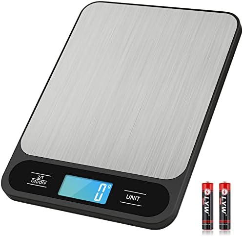  ® 11lb/0.1g Kitchen Scale, [6 Buttons] Multifunctional High Accuracy Food Scale, 7 Units, Tare Function, PCS, Lock Function, For Cooking, Baking And Meal Prep, USB Cable And Battery Included