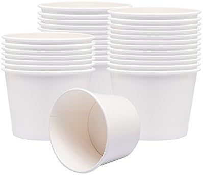  40 Count (16 Oz) One - Pint Frozen Dessert Containers With Lids Ice Cream Cups With Lids