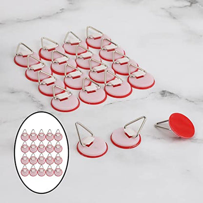  20 Pc Portable Wall Plate Holder Invisible Hanger Set Dish Hooks