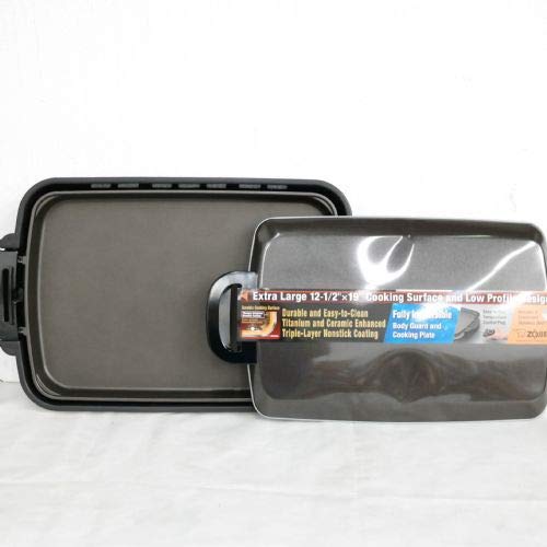  EA-DCC10 Gourmet Sizzler Electric Griddle,Stainless Brown Extra Large
