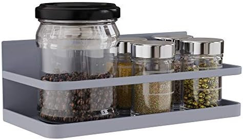  Hoopoton 2 Pack Magnetic Spice Rack, Magnetic Shelf, Easy To Install On The Side Of Refrigerator/Space Saving Kitchen Organization/Spice Rack Organizer For Cabinet/Refrigerator