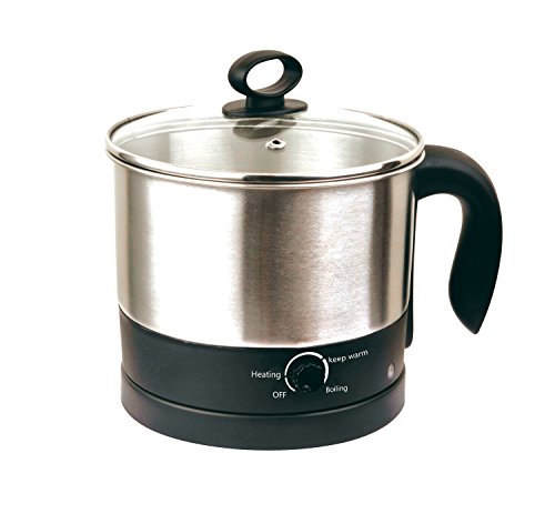  70019 Uniware 1.2 Liter Stainless Steel 304 Electric Cooker With Rotating Base