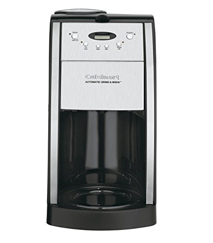 Cuisinart DGB-550BKP1 Automatic Coffeemaker Grind & Brew, 12-Cup Glass, Black And CPT-180P1 Metal Classic 4-Slice Toaster, Brushed Stainless