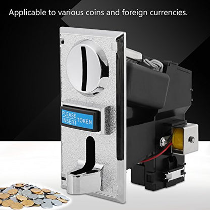  Multi Coin Acceptor, 6 Kinds Of Different Coins Selector Acceptor, High Accuracy, Anti-Phishing, Anti-Mixed Coin, For Vending Machines, Game Machine, Etc