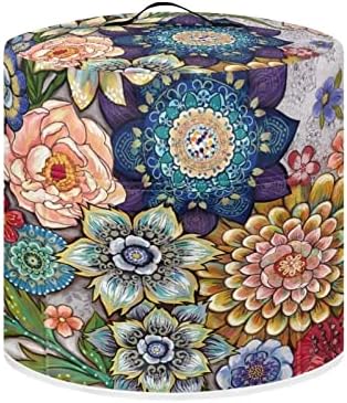  Orange Flowers Kitchen Dust Cover Dust-proof Cover Kitchen Dust Cover For Rice Cooker Appliance Protector Kitchen Rice Cooker Cover Washable