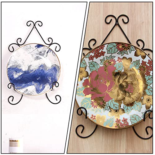  YARNOW 4 Pcs Plate Hangers Plate Holder For Wall Artwork Display Support Canvas Painting Holder Rack Artwork Wall