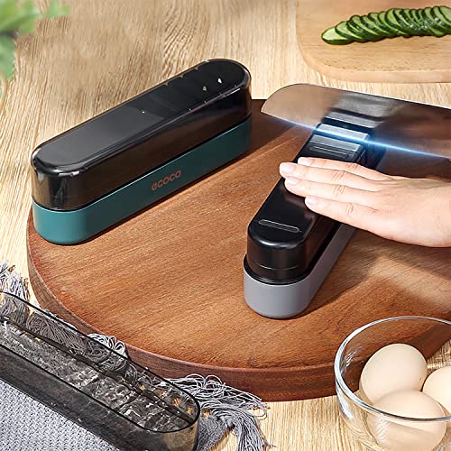  4-in-1 Knife Sharpeners High-precision Diamond Knife Sharpeners For Kitchen Knives Scissors Pocket Kitchen Sharpener-Multi-function Chef Knife(Green)