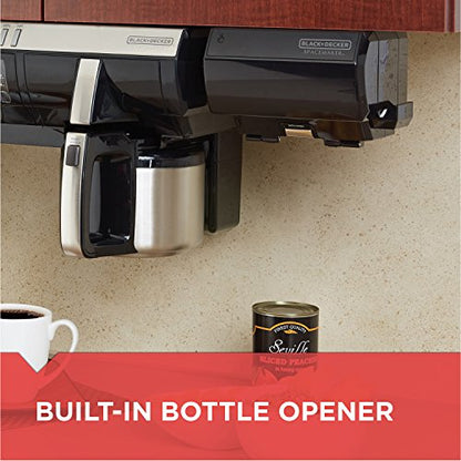Black & Decker Spacemaker Multi-Purpose Can Opener, Black, CO100B
