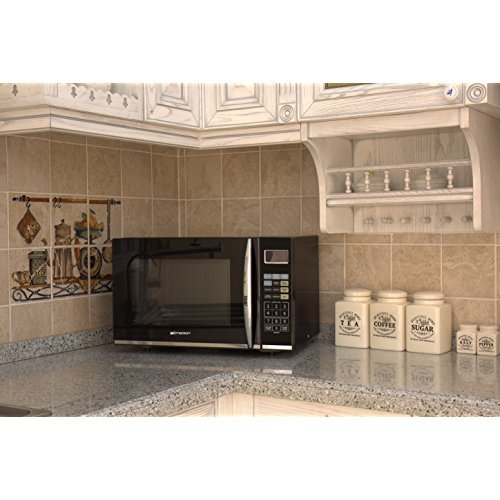  1.2 CU. FT. 1100W Griller Microwave Oven With Touch Control, Stainless Steel, MWG9115SB