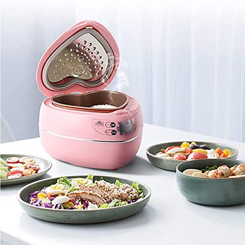  Peach Heart-Shaped Rice Cooker, Steamer With Household Insulation Function (1.8L), Non-Stick Pot, Constant Temperature Insulation, 300W Rice Cooker,#1