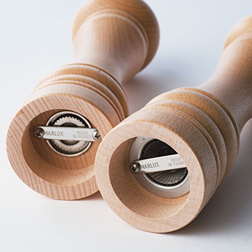  3-7/8-Inch Salt Mill, Beech Wood, Natural