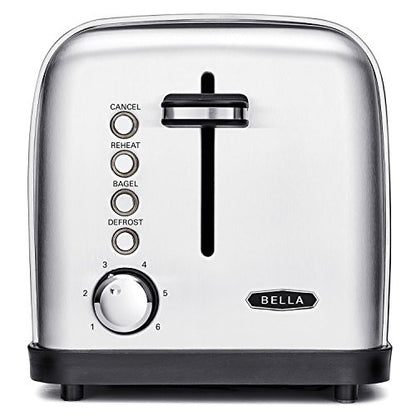 Bella Classics 2-slice Stainless Steel Toaster