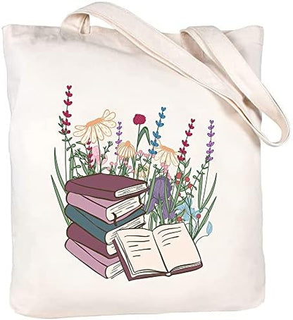  Haukea Canvas Tote Bag For Women Aesthetic Cute Tote Bags Inspirational Gifts For Women Beach Bags Reusable Grocery Bags