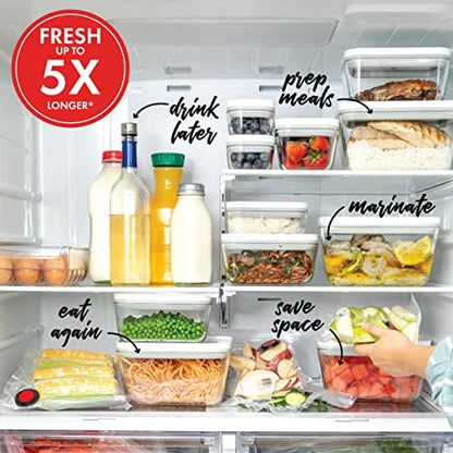 Zwilling Fresh & Save Set 30-pc Vacuum Sealer Bag For Food, 1/2 Gallon, Sous Vide Bag, Reusable Food Storage Bag For Meal Prep, Reusable Snack Bags, Dishwasher Safe, Small, Clear