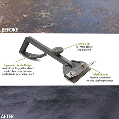 Cuisinart CCB-500 Griddle Scraper, Six-inch Wide Stainless Steel Blade