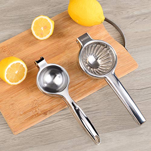  Lemon Squeezer Stainless Steel Manual Fruit Squeezer, Citrus Squeezer Fruit Juice Reamer Fast Handle Press Tool, Manual Juicer Perfect For Juicing Oranges, Pomegranate, Lemons & Limes