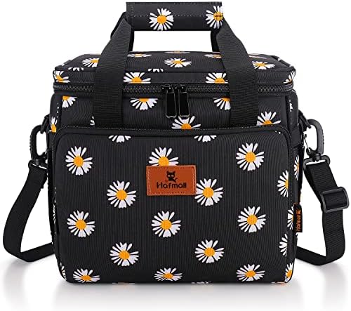  Insulated Lunch Bag For Women/Men, 12L (18 Cans) Leakproof Lunch Box For Adults, Womens Lunch Bag For Work, Reusable Lunch Cooler Tote Bag With Shoulder Strap, Green