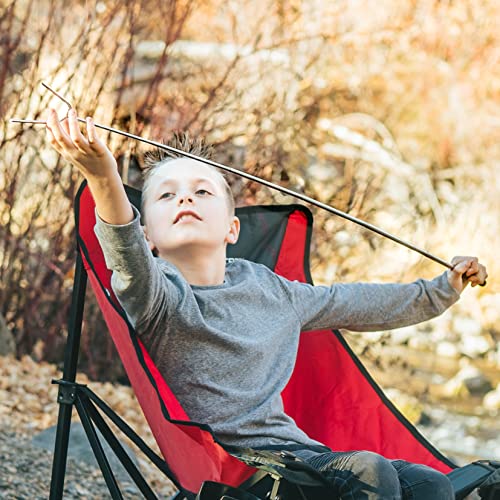  Marshmallow Roasting Sticks 45 Inch 4 Pack Smores Kit - Marshmallows Smores Sticks For Fire Pit Long - Camping Campfire Accessories S'mores Gift Set - Smore Hot Dog Roaster Marshmello Skewers