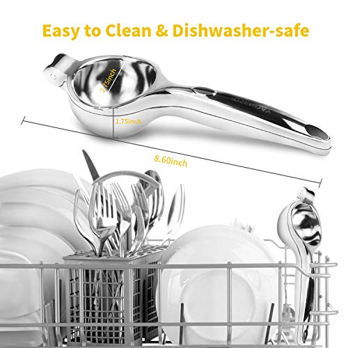  Lemon Squeezer Stainless Steel Manual Fruit Squeezer, Citrus Squeezer Fruit Juice Reamer Fast Handle Press Tool, Manual Juicer Perfect For Juicing Oranges, Pomegranate, Lemons & Limes
