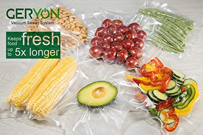  Vacuum Sealer Bags Rolls, 8x50ft & 11x50ft For Food Storage, Double Sided Texture, BPA Free, Heavy Duty, Great For Vacuum Seal Storage, Meal Prep Or Sous Vide
